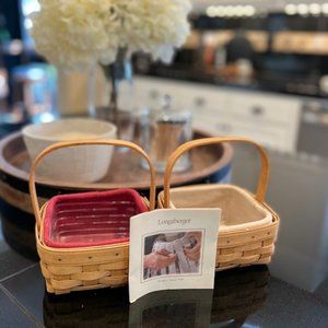 2 Longaberger tarragon baskets